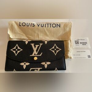 New with tag Louis Vuitton Emilie Wallet